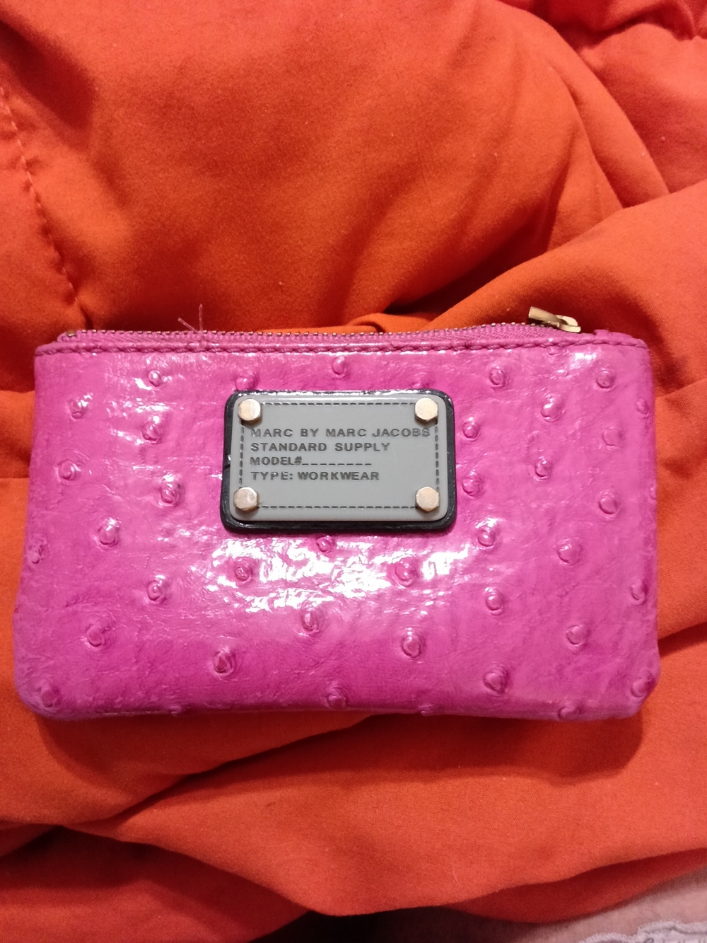 Marc by Marc Jacobs Pink Zip Wallet/Coin Purse C/O